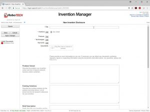 Invention Manager Disclosure
