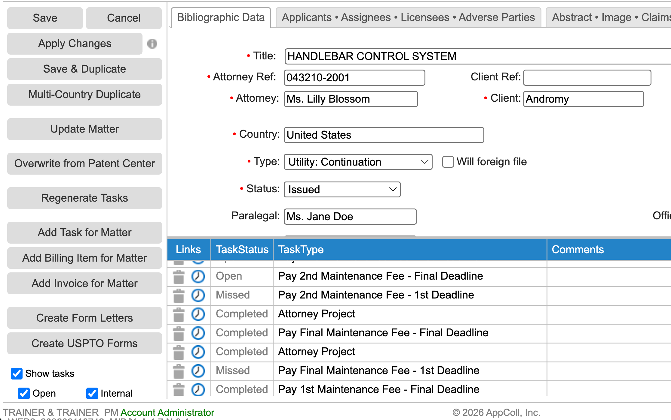 Prosecution Manager Pro and Plus screenshot