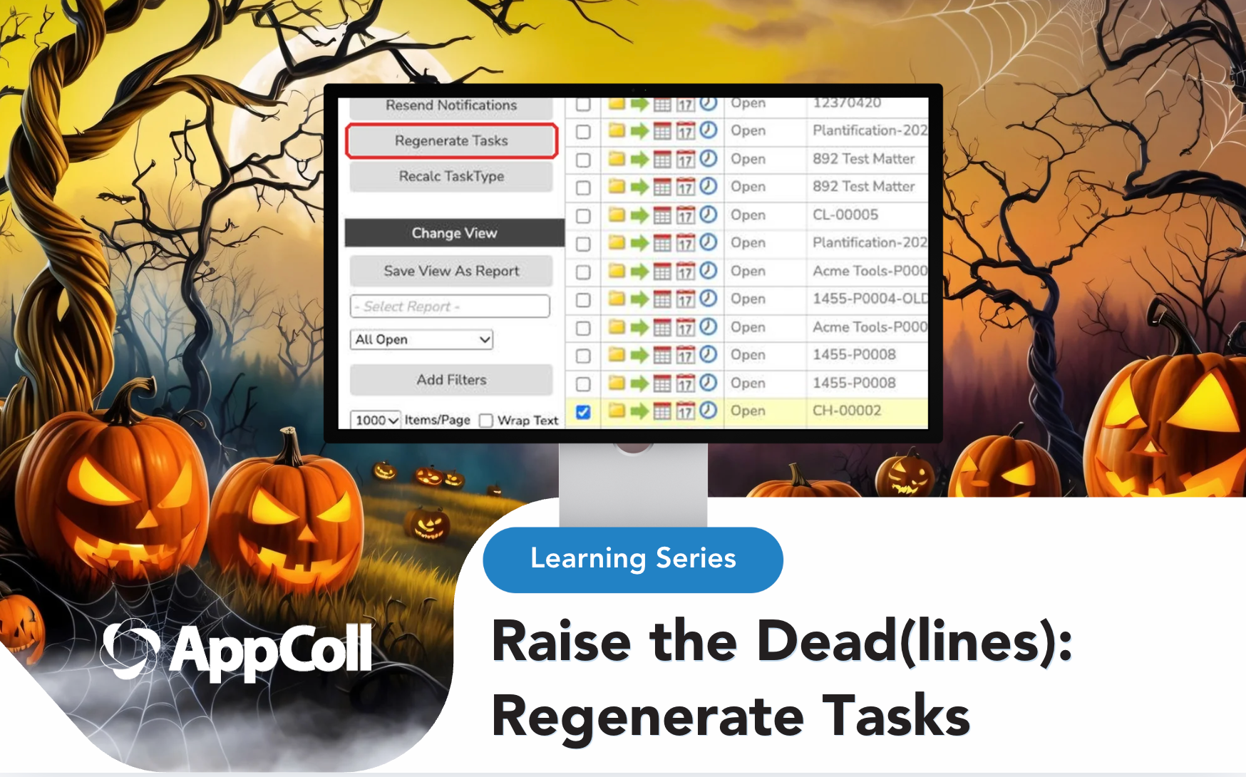 Raise the Dead(lines): Regenerate Tasks